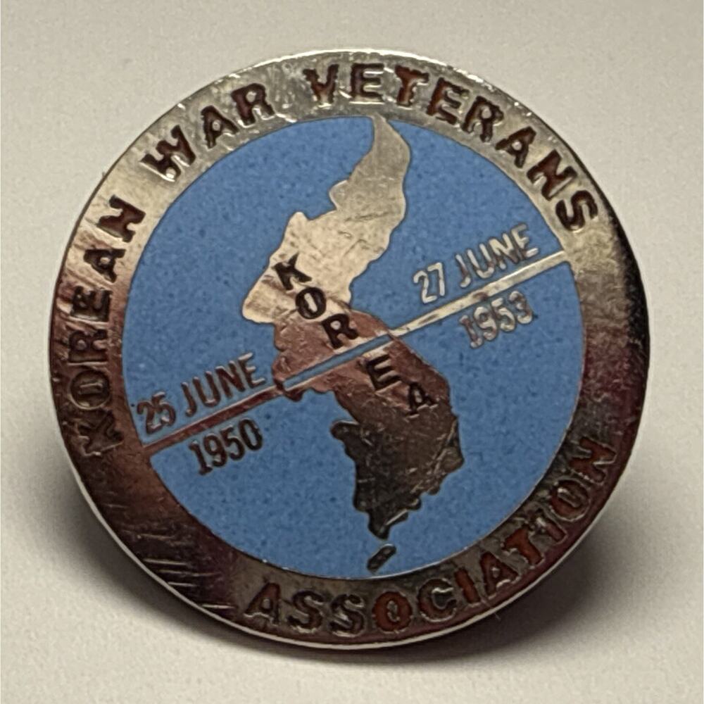 Korean War‎ Veterans Association Vintage Lapel Pin PB146